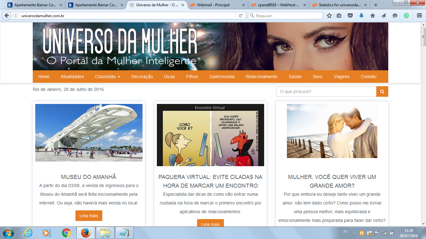 Universo da Mulher - O Portal da Mulher Inteligente